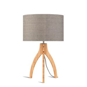 GOOD&MOJO tafellamp Annapurna – taupe – Ø36cm