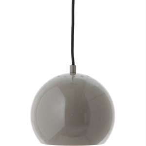 Frandsen hanglamp Ball – grijs – 18x18x15cm