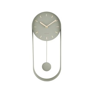 Karlsson wandklok Pendulum Charm – groen – 4.8x20x50cm Karlsson wandklok Pendulum Charm – groen – 4.8x20x50cm