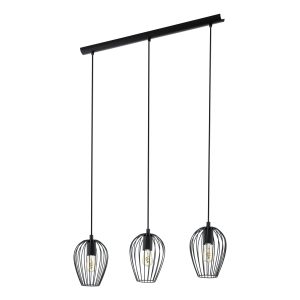 EGLO hanglamp Newtown – e27 – 70 cm – zwart EGLO hanglamp Newtown – e27 – 70 cm – zwart