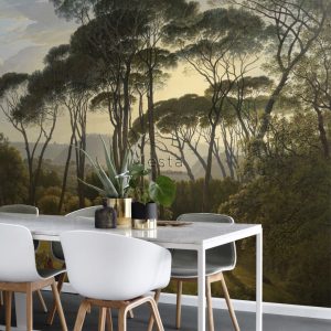 ESTAhome fotobehang Italiaans landschap donkergroen – 372 x 279 cm – 1 ESTAhome fotobehang Italiaans landschap donkergroen – 372 x 279 cm – 1