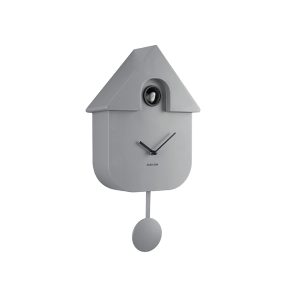 Karlsson wandklok – grijs – Ø21.5cm
