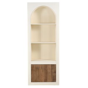 Giga Meubel Vakkenkast Miné – Beton Ciré – Beige – 80x38x210cm