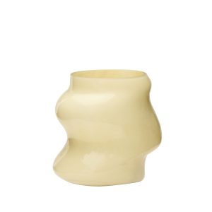 Hübsch vaas Lote – glas – 21x15xh20cm