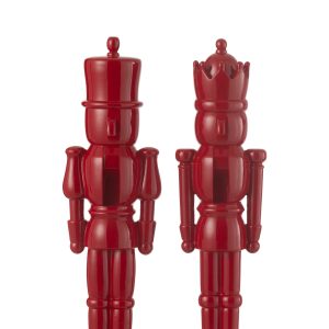 J-Line figuur Notenkraker – polyresin – blinkend rood – medium – 2 stu J-Line figuur Notenkraker – polyresin – blinkend rood – medium – 2 stu