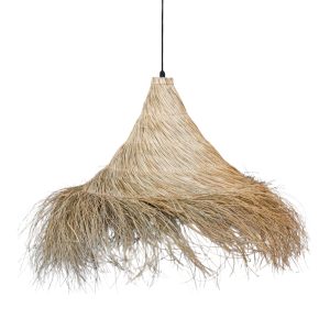Grote Raffia Hanglamp Ø110 cm – Handgemaakte Boho Plafondlamp van Natu Grote Raffia Hanglamp Ø110 cm – Handgemaakte Boho Plafondlamp van Natu