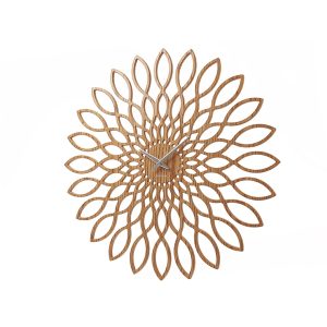 Karlsson wandklok – bruin – Ø60cm