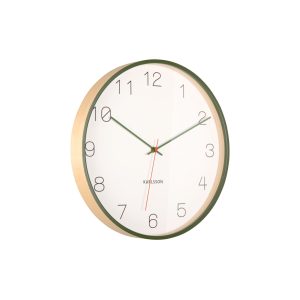Karlsson wandklok Joy – groen – Ø40cm