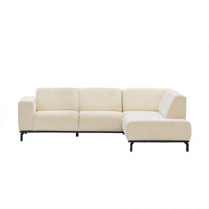 Giga Meubel Hoekbank Monza 3-zits Rechts – Stof/Metaal – Beige Giga Meubel Hoekbank Monza 3-zits Rechts – Stof/Metaal – Beige