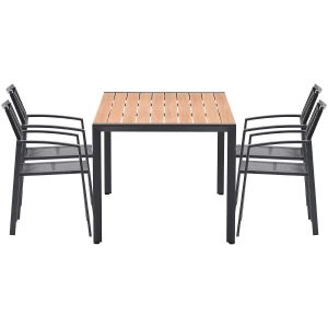 Garden Impressions Felini tuinset 160 cm met 4 Cosmo stoelen