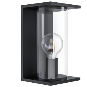 EGLO wandlamp voor buiten Cascinetta – e27 – ip44 – zwart