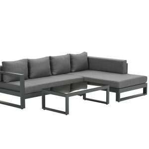 Garden Impressions Esmee loungeset links carbon black mystic grey