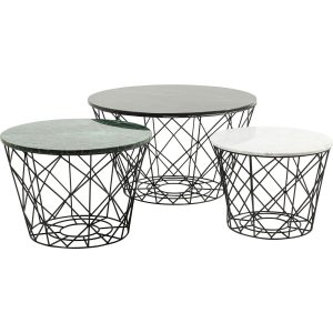 Kare Design Salontafel East Round (3/Set) Kare Design Salontafel East Round (3/Set)