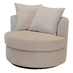 Giga Meubel Fauteuil Thony Luxe Draaibaar – Beige – Zithoogte 46cm Giga Meubel Fauteuil Thony Luxe Draaibaar – Beige – Zithoogte 46cm