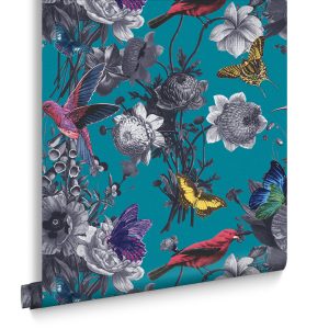 Graham & Brown Vliesbehang – Jardin Teal – 10mx52cm