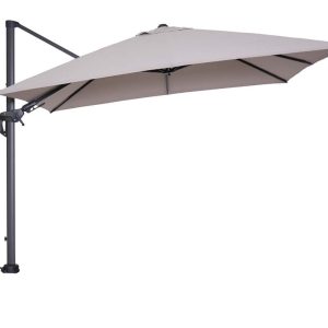 Hawaii parasol – 300×300 cm – carbon black – zand