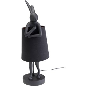 Kare Design tafellamp Animal – konijn – 50cm – zwart