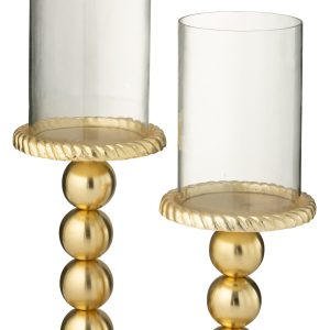 J-Line kandelaar – aluminium – goud – large