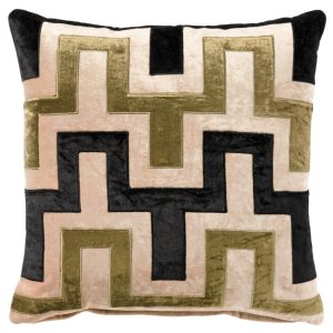 BELLONA | sierkussen 45×45 cm | Raven | zwart | multicolor | Hoii | me BELLONA | sierkussen 45×45 cm | Raven | zwart | multicolor | Hoii | me