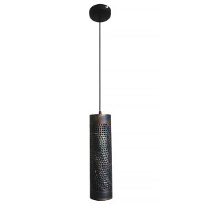 Freelight hanglamp Forato – 1 lichts – 12 x 150 cm – bruin zwart Freelight hanglamp Forato – 1 lichts – 12 x 150 cm – bruin zwart