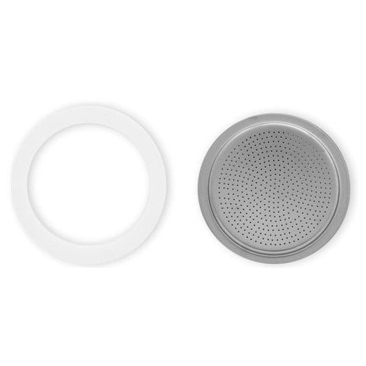 Bialetti Filterplaatje met 1 Silicone Ring – 3 en 4 kops