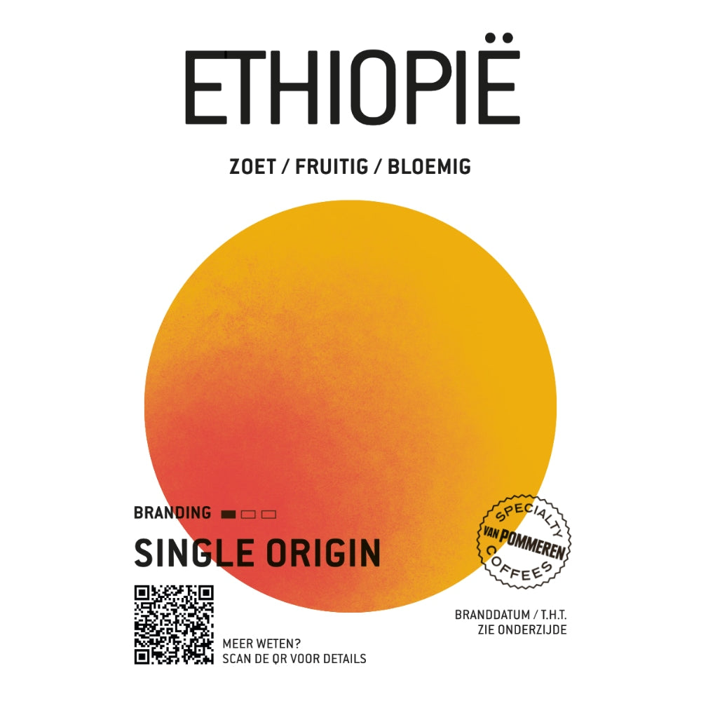 Van Pommeren Ethiopië – Nensebo Natural – Koffiebonen