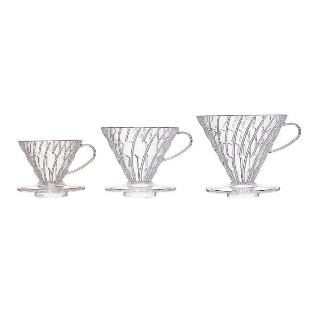 Hario V60 Dripper Kunststof Transparant – Filterhouder