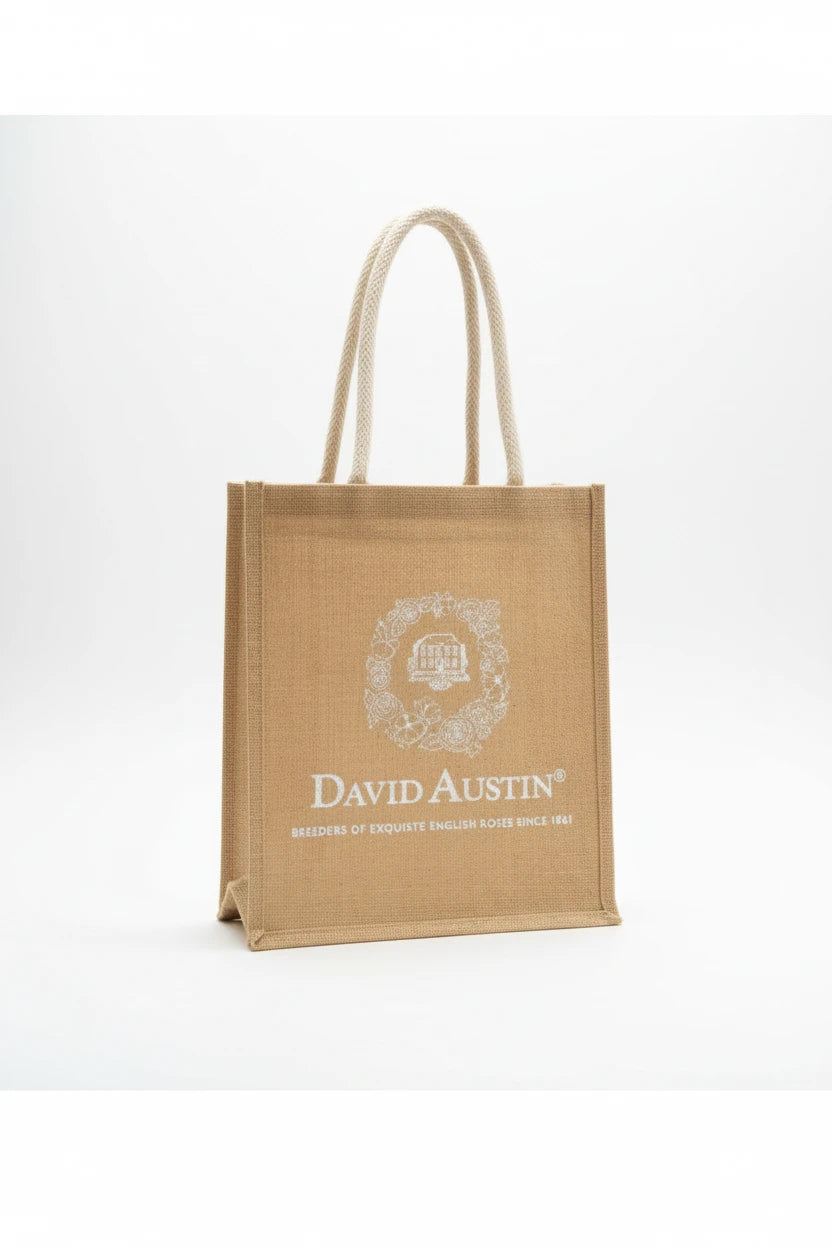 Branded Jute Bag David Austin