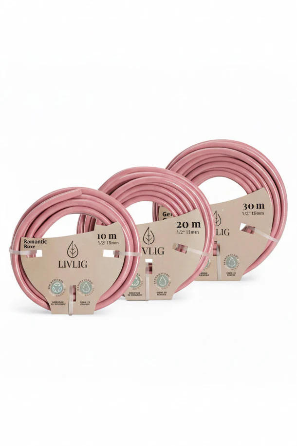 Roze tuinslang – duurzame design tuinslang voor rozen en tuin
