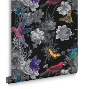 Graham & Brown Vliesbehang – Jardin Black – 10mx52cm