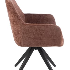 J-Line stoel Louna – ijzer/acryl – bruin J-Line stoel Louna – ijzer/acryl – bruin