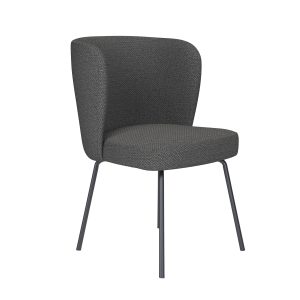 Housecraft Living Stan Eetkamerstoel Metaal Grijs