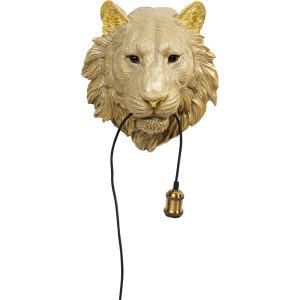 Kare Design Wandlamp Tijgerkop