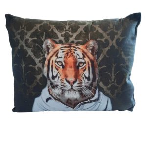 Furnilux Set van 2 Sierkussens – Tyger – 45x35x10cm