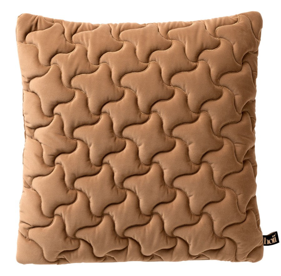 AMELIE | sierkussen 45x45 cm | Tobacco Brown | bruin | Hoii | met duur