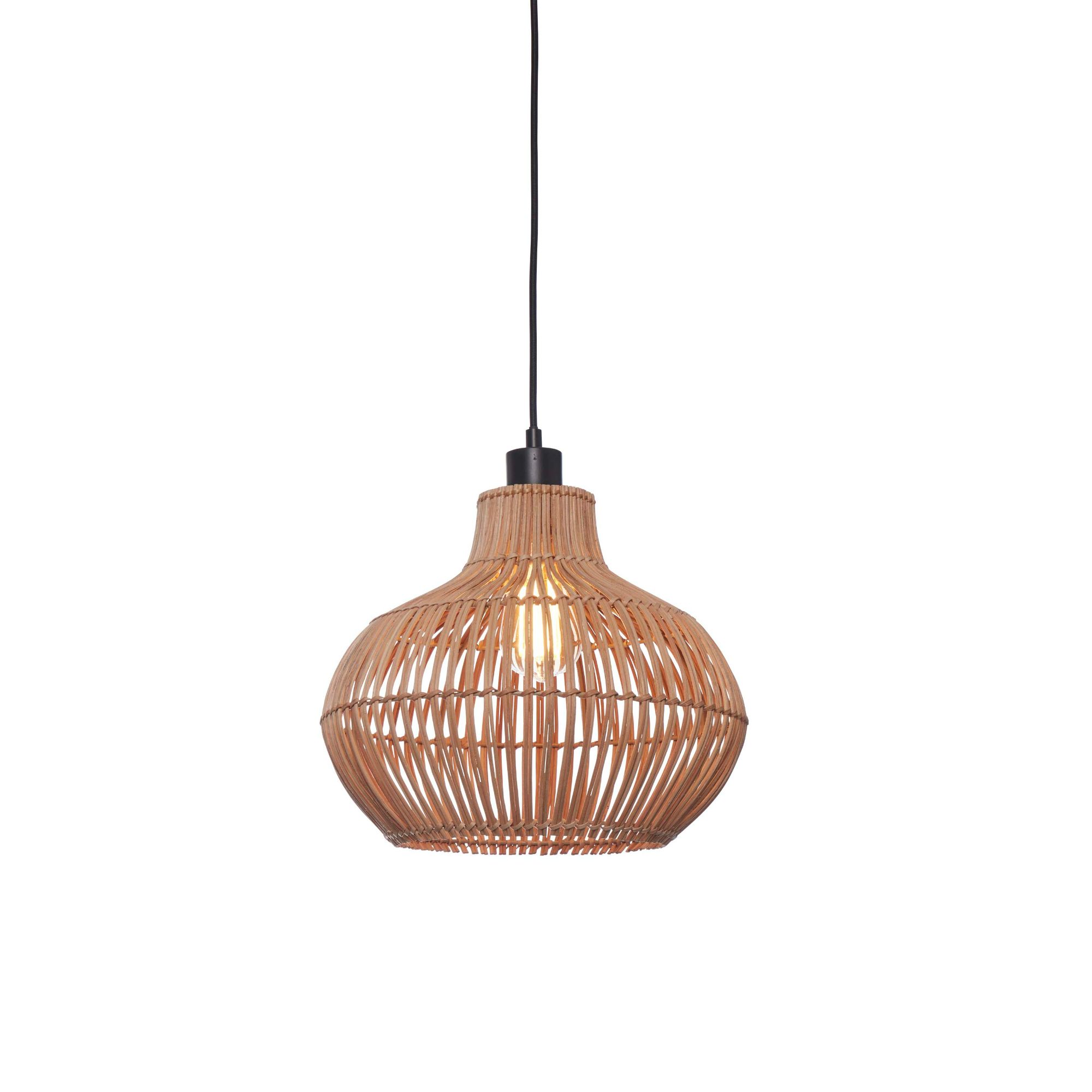 GOOD&MOJO hanglamp Kalahari - bruin - Ø42cm