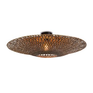GOOD&MOJO plafonnière Bali – bruin – Ø87cm GOOD&MOJO plafonnière Bali – bruin – Ø87cm