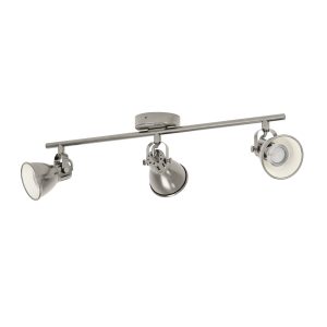 EGLO spot Seras – gu10 – 3 lichts – 59,5 cm – grijs/crème EGLO spot Seras – gu10 – 3 lichts – 59,5 cm – grijs/crème