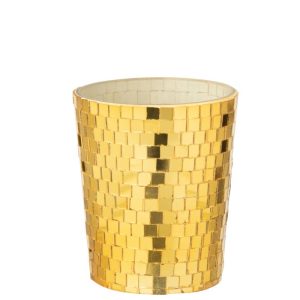 J-Line geurkaars Spiegel – glas – geel