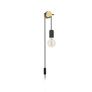 EGLO wandlamp Buddon – e27 – 5,5 cm – bruin/zwart