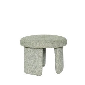 Hübsch poef Rocco – polyester – ø54xh41cm