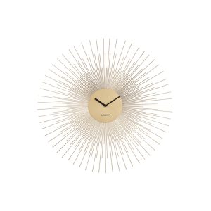 Karlsson wandklok – goud – Ø60cm