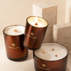 J-Line geurkaars Excellent – Siberia Fir – glas – bruin – large – 40U J-Line geurkaars Excellent – Siberia Fir – glas – bruin – large – 40U