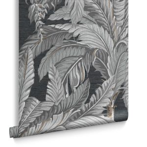Graham & Brown Vliesbehang – Daintree Palm Sterling – 10mx52cm Graham & Brown Vliesbehang – Daintree Palm Sterling – 10mx52cm