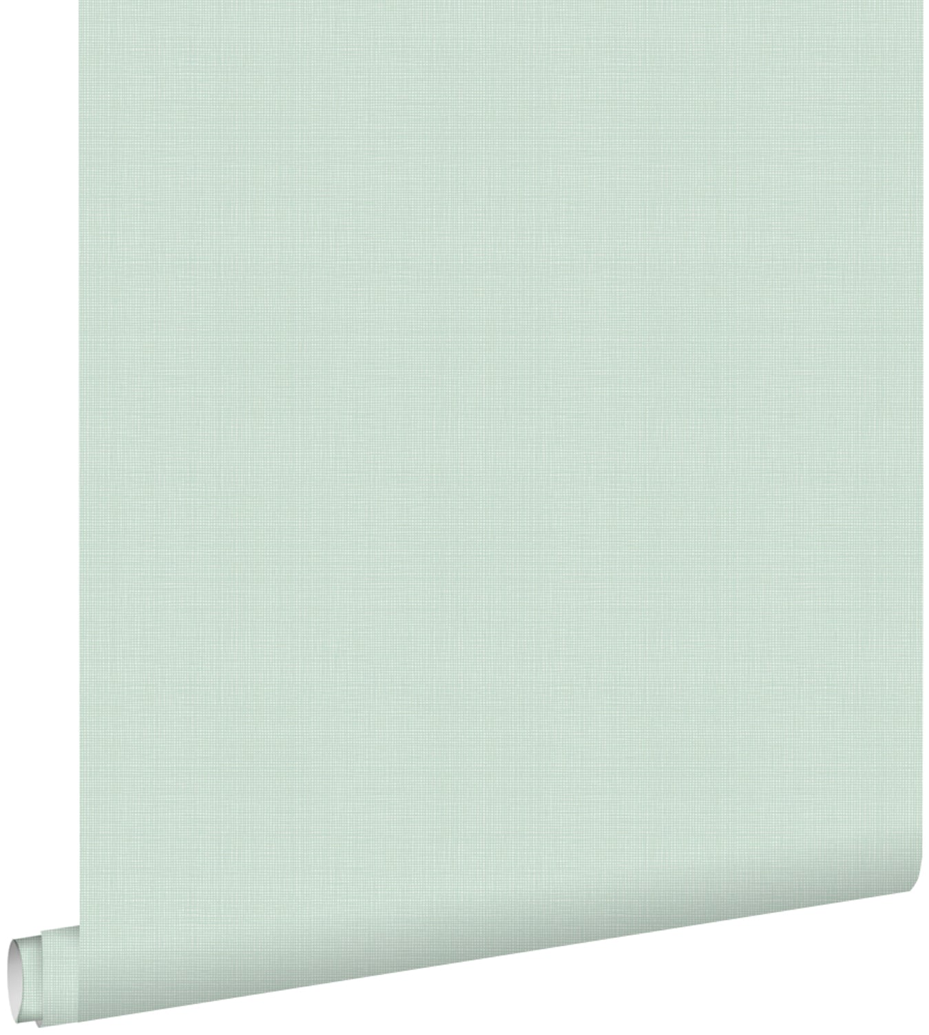 ESTAhome behang linnenstructuur mintgroen - 53 cm x 10.05 m - 139024