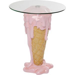 Kare Design Bartafel ijs Ø60cm roze Kare Design Bartafel ijs Ø60cm roze