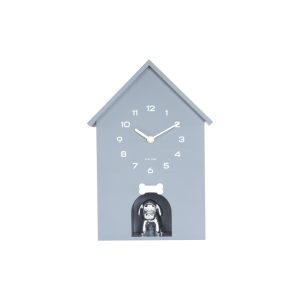 Karlsson wandklok Dog House – grijs – 24.9x9x27cm Karlsson wandklok Dog House – grijs – 24.9x9x27cm