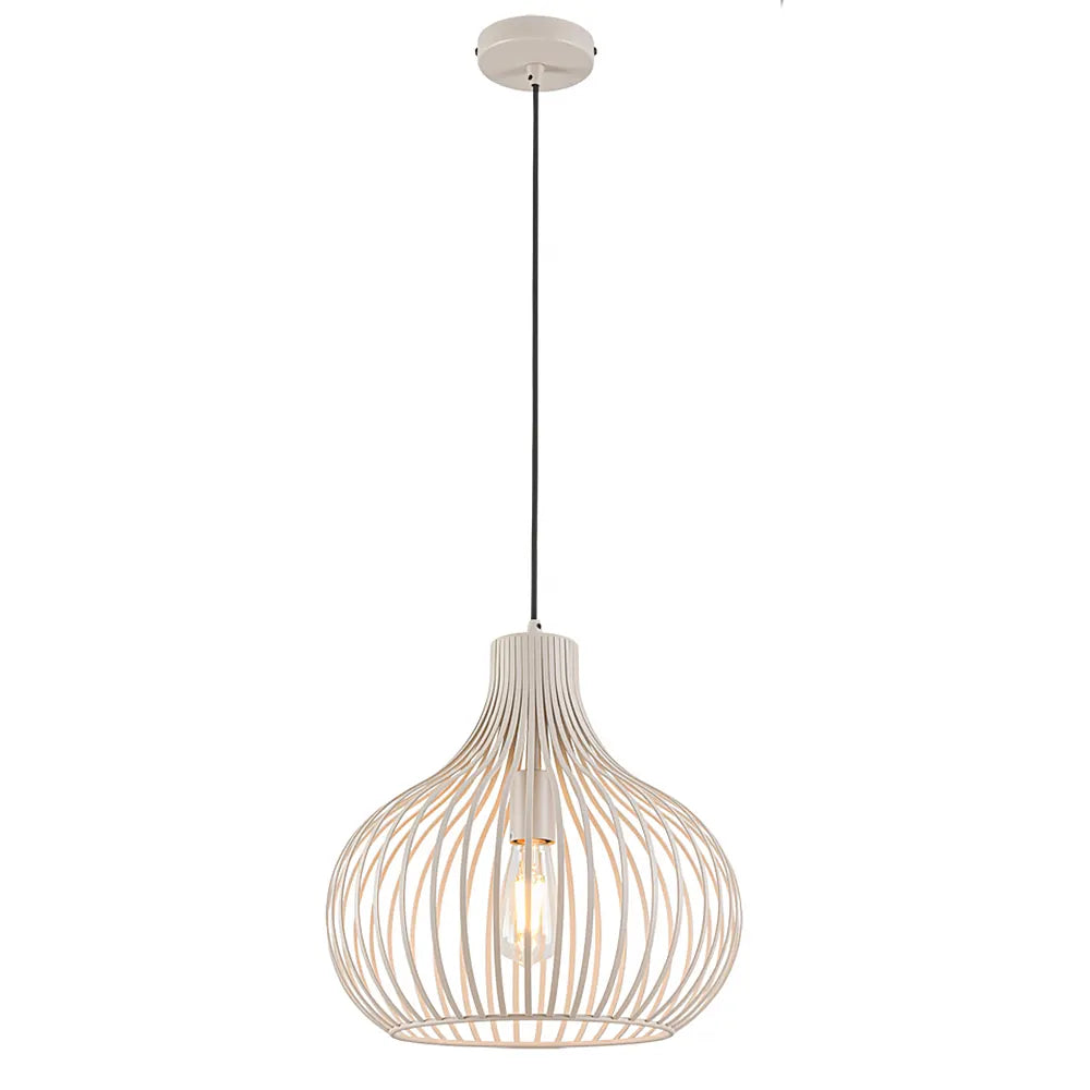 Freelight hanglamp Aglio - 1 lichts - 38 x 150 cm - creme