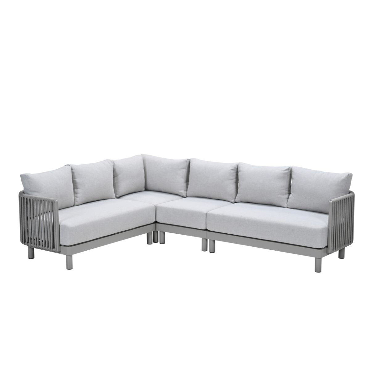 Garden Impressions Loungeset Andong hoek 4-delig - taupe