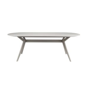 Housecraft Living Zeme Eettafel Ovaal 220×95 cm Hout Beige Housecraft Living Zeme Eettafel Ovaal 220×95 cm Hout Beige